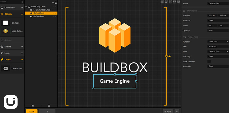 موتور بازی سازی Buildbox